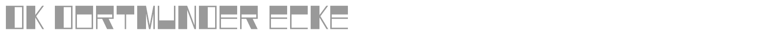 DK Dortmunder Ecke font preview